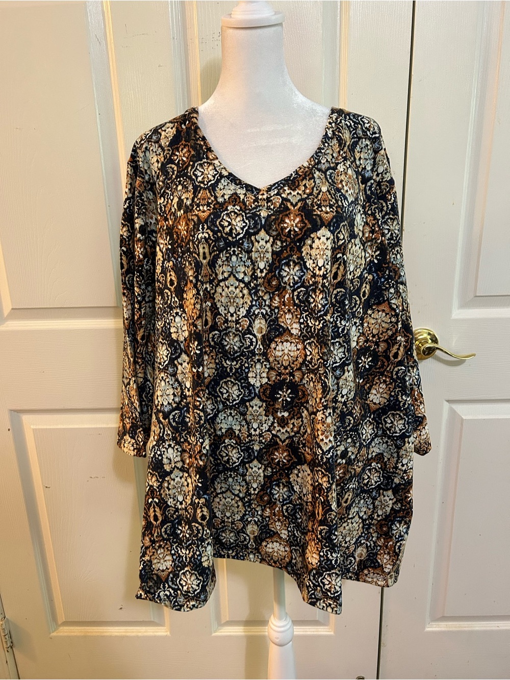 NWT Catherines mandala print tunic, 3XWP